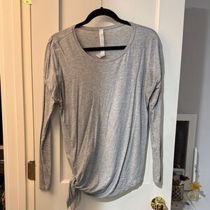 Lululemon Athletica Gray Long Sleeve Top